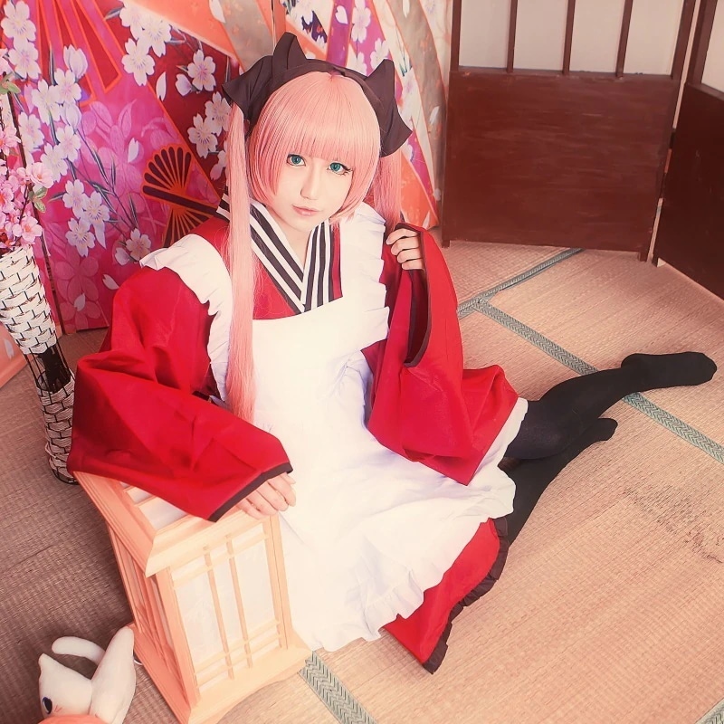 送 料 無 料コスプレアニメ衣装銀仙小玉メイド服女装ハロウィン衣装