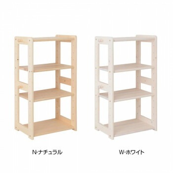 天然木ジュニアシリーズ 天然木フリーラック JJR-100F　N/ナチュラル