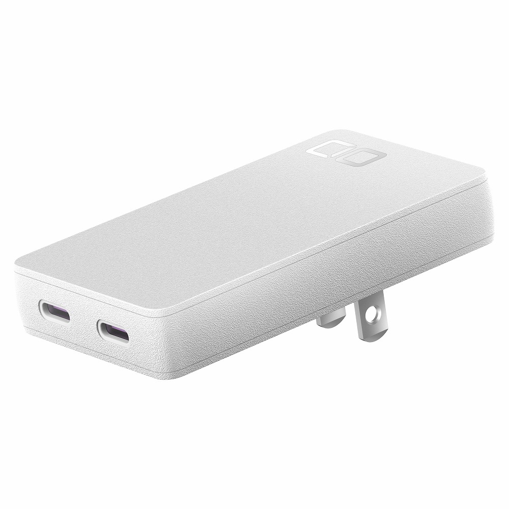CIO CIO-G67W2C-S-WH NovaPort SLIM DUO 65W 薄型 急速充電器 Type-C×2（ホワイト） CIOG67W2CSWH