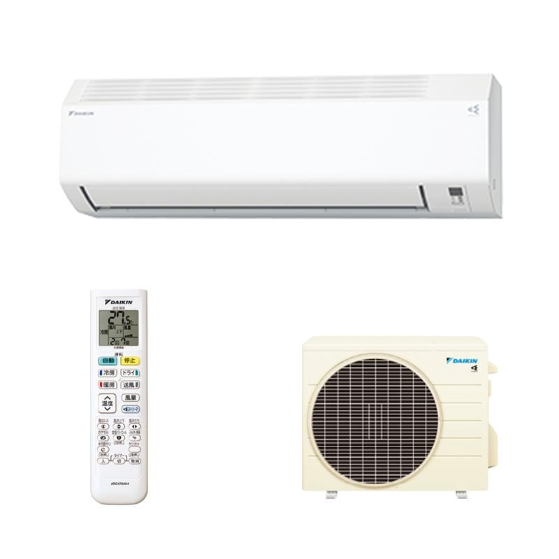 ダイキン DAIKIN ルームエアコン S255ATCS-W 主に8畳用 2025年モデル 2.5kW 軒先配送のみ