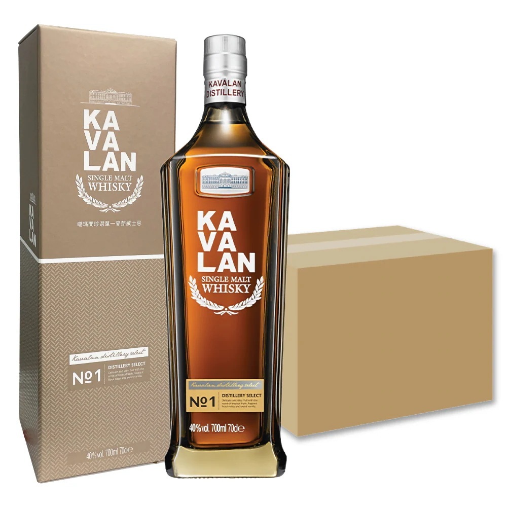 カバラン ディスティラリーセレクト No.1 6本 箱売り 700ml / ギフトBox入り 台湾ウィスキーの定番 Kavalan Distillery Select No.1
