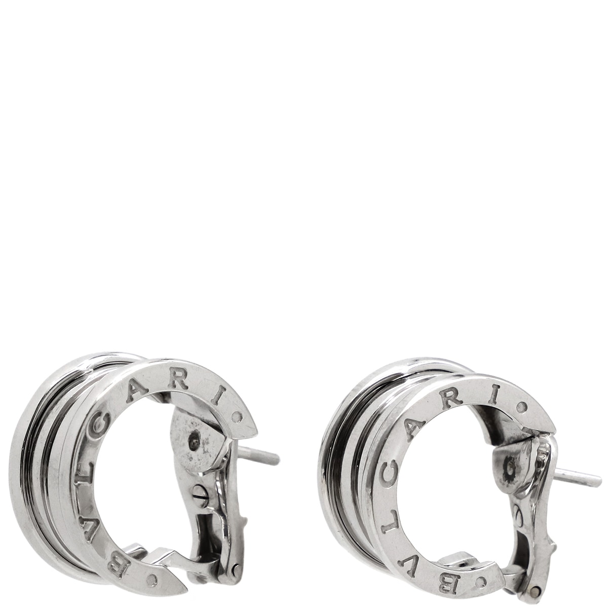 ブルガリ BVLGARI ピアス B-zero1 ビーゼロワン K18WG ホワイトゴールド BVLGARI 750 K18WG ホワイトゴールド 【中古】
