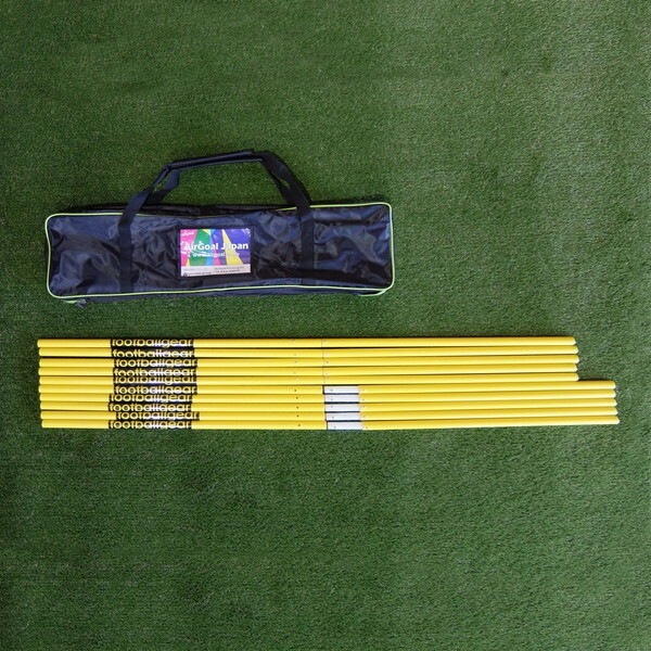 フットボールギア CrazyGoal トレーニングポール 25mm(スプリング付き)×10 TK-ZAG-03 メーカー直送