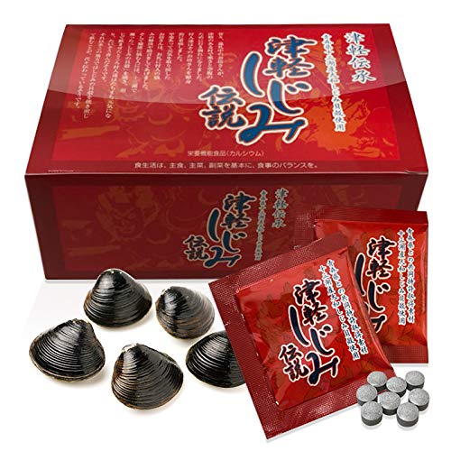 焼成シジミ貝殻 カルサイト 津軽しじみ伝説 240粒 正規品 オルニチン サプリメント