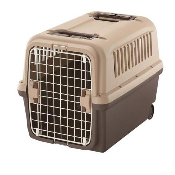 リッチェル キャンピングキャリー L 超小型犬～中型犬用 1組入 (ブラウン)