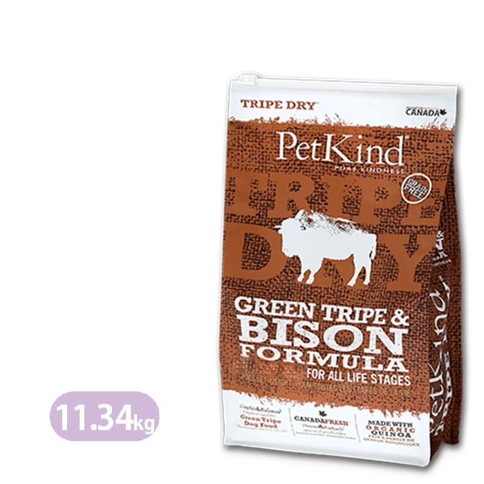 ペットカインド グリーントライプ＆バイソン 11.34kg ドッグフード Petkind