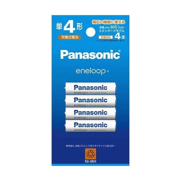 eneloop �P4�`�j�b�P�����f�d�r 4�{�p�b�N(�X�^���_�[�h���f��) BK-4MCDK/4H
