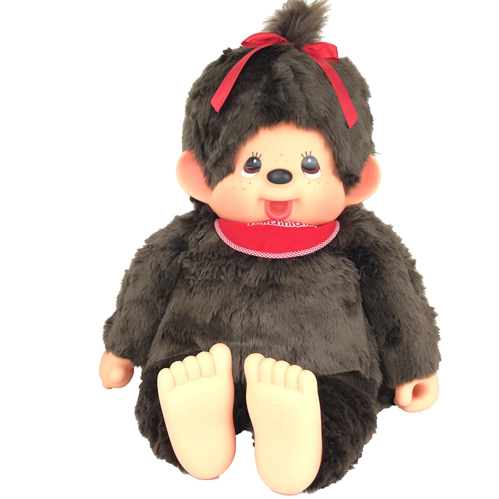 モンチッチ ぬいぐるみ プレミアムスタンダード ブラウン【2L サイズ 女の子】（80cm）ヌイグルミ/セキグチ/ギフト/プレゼント/グッズ/雑貨/特大/巨大/大きい/大/さる/サル/猿/かわいい/キ