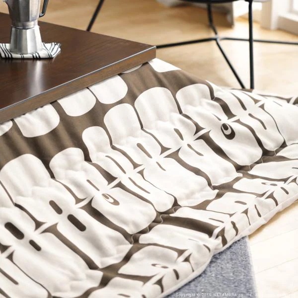 コタツ布団 単品 掛け布団のみ こたつ掛布団 345×205cm リビングコタツ用 北欧 デザイン 柄 おしゃれ 薄掛け 日本製 国産 コタツテーブル本体別売り