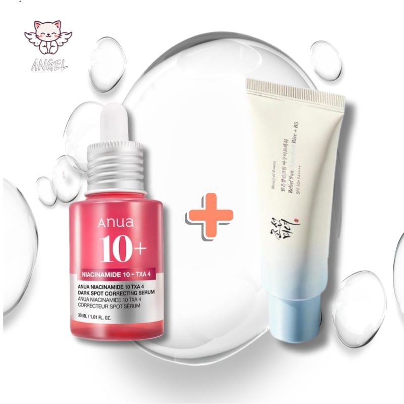 TXA ナイアシン 跡 セラム 30ml + 澄んだお米 サンクリーム アクアフレッシュ 50ml