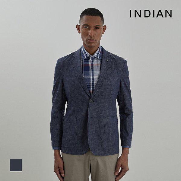 INDIAN デニムライク スリム ジャケット_MIVFU5S1371