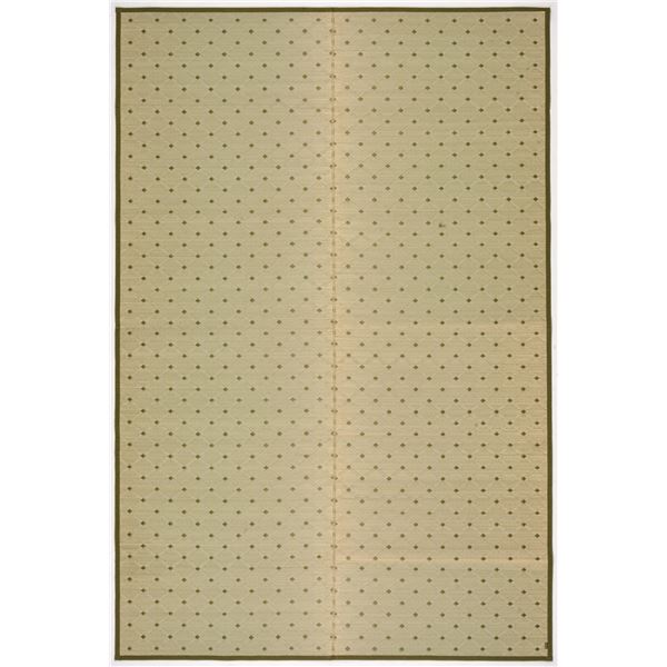 い草 柄上敷き/ラグマット 江戸間 8帖 日本製 縁：綿100％ ダイヤ リビング ダイニング 客間 仏間