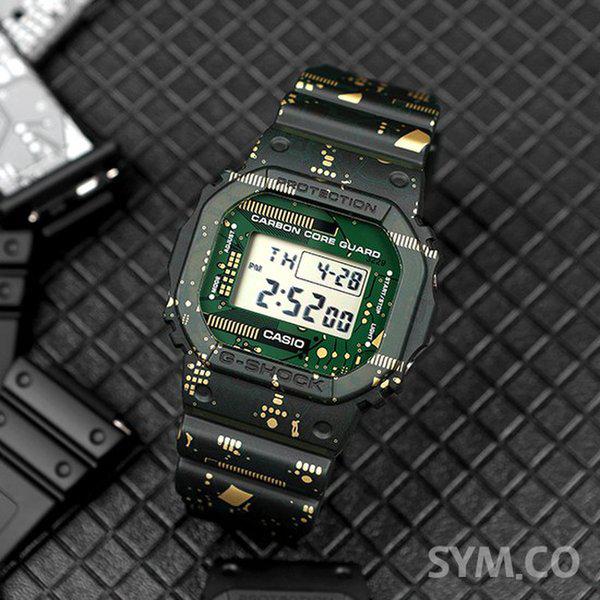 G-SHOCK DWE-5600CC-3 カモフラージュ 軍人 デジタルバンド エディション メンズ ウレタン時計 d