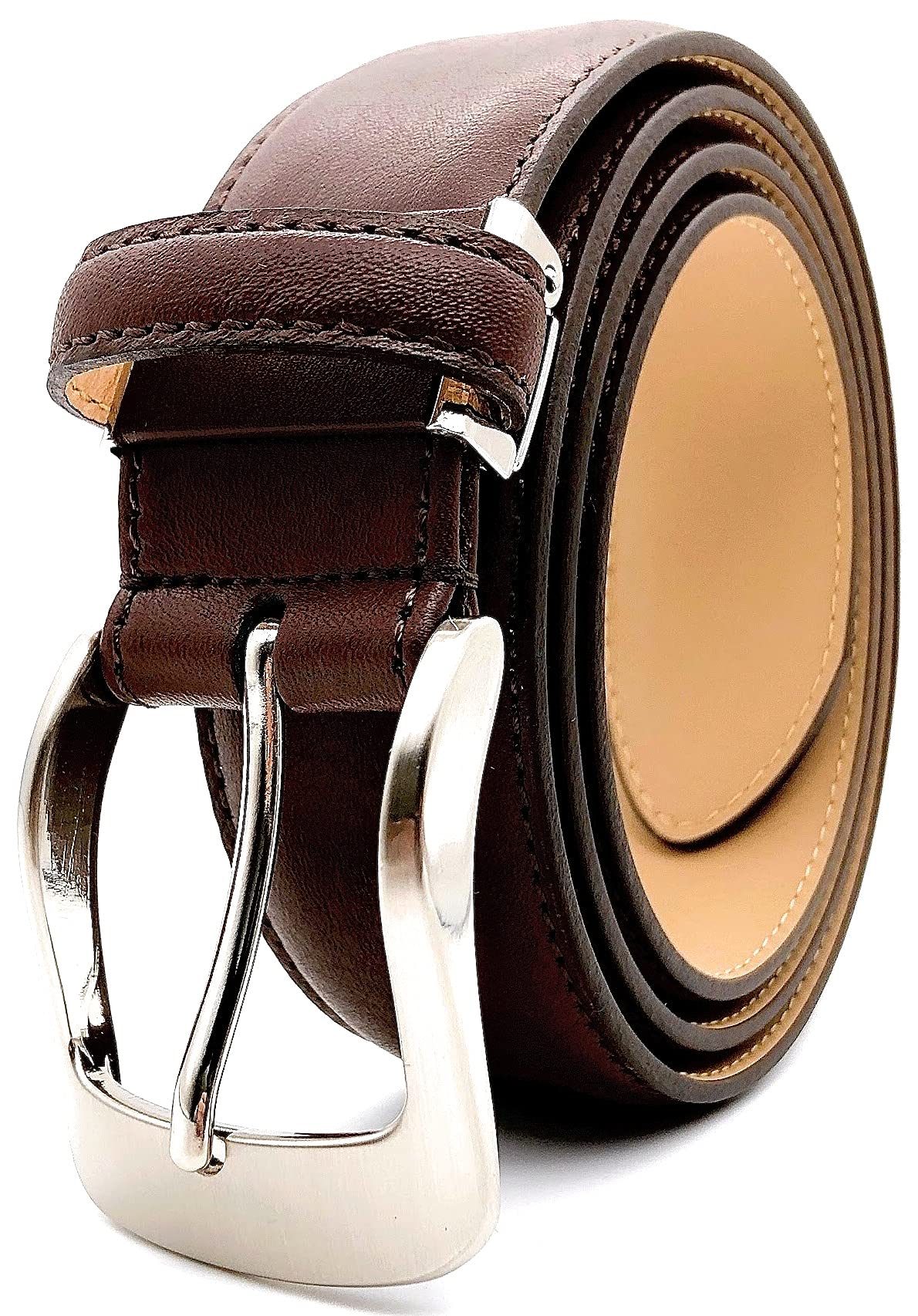 [飯田工房] ベルト 日本製 35mm 牛革 日本メーカー 直販 ハンドメイド 和牛レザー メンズ ビジネス 牛革 カジュアル 定番 ベーシック スムースソフト メンズ ギフト プレゼント サイズ調