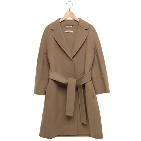 コート アロナ S MAX MARA ピュアヴァージンウール ブラウン レディース 2529016071600 045