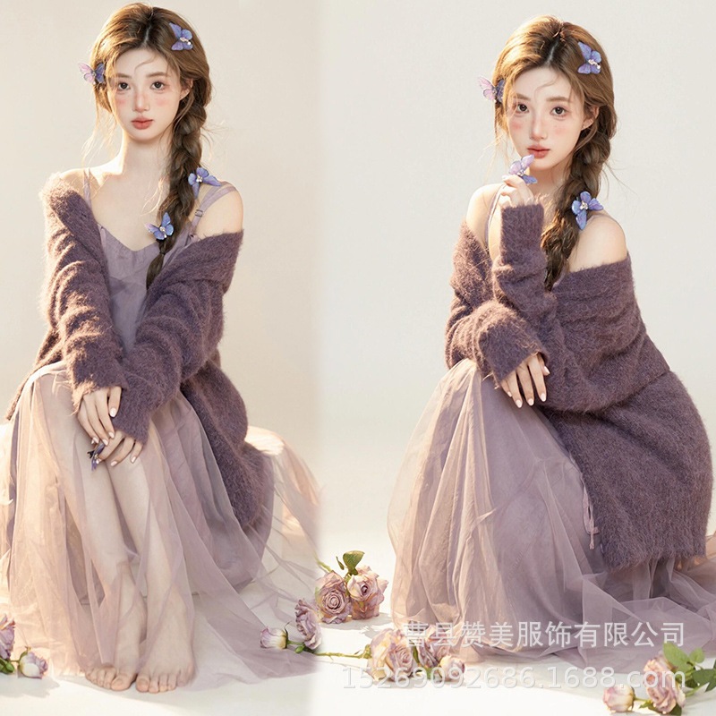 写真スタジオ新しい韓国の女の子スーパー妖精エルフテーマツーピース屋内個人写真撮影アート写真衣装