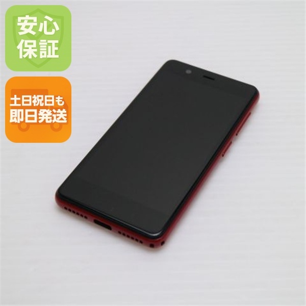 新品同様 Rakuten Mini クリムゾンレッド 白ロム 楽天 121