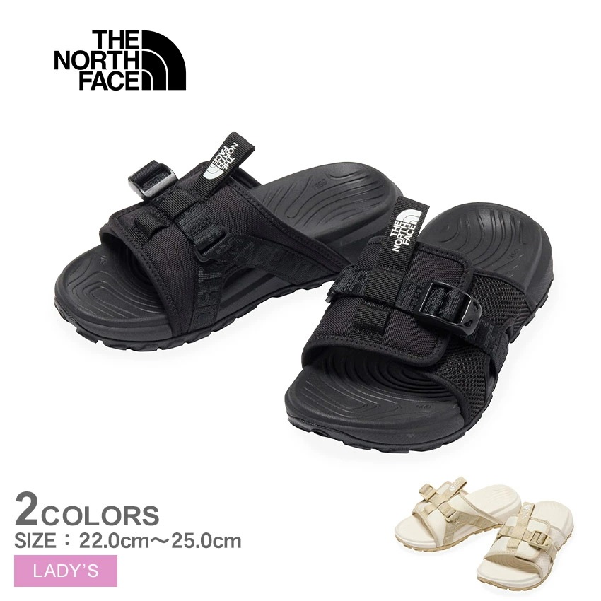 エクスプローラー キャンプ スライド NFW02552 レディース 靴 シューズ シャワーサンダル メッシュ 無地 ロゴ カジュアル シンプル アウトドア キャンプ レジャー