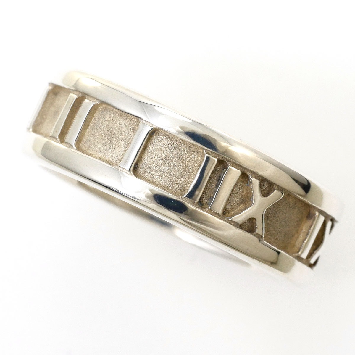 ティファニー アトラス シルバー リング・指輪 9号 総重量約5.0g ジュエリー 中古