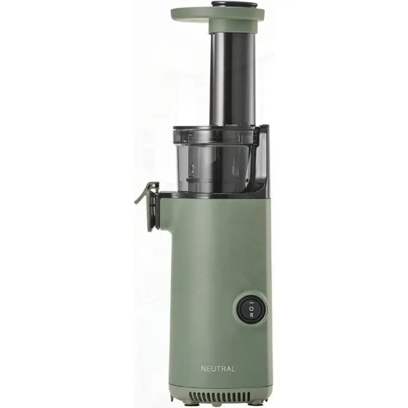 [東京Deco] ミニスロージューサー 搾りカス分離 低速回転 グリーン [食材をゆっくり圧搾] 小型 ミキサー 高い搾汁率 酸化しにくい コンパクト フルーツ 野菜 ビタミン 酵素 鮮度キープ フレ