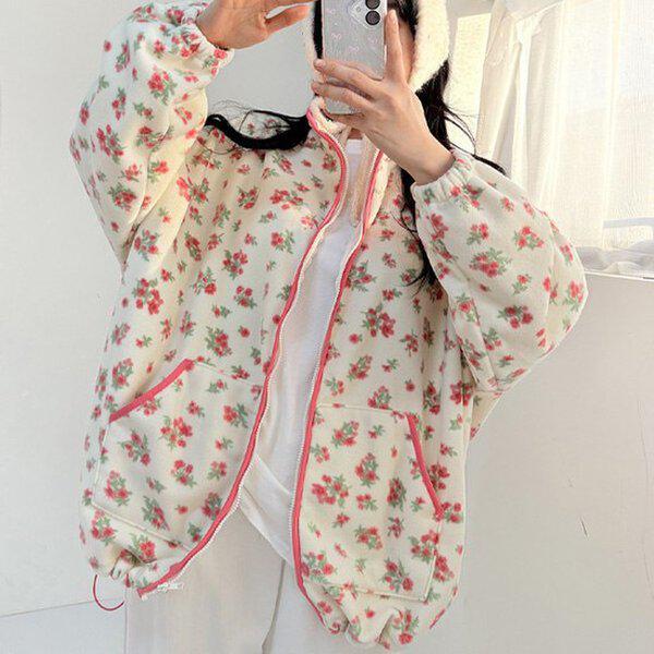 (PS)フリースロリンJP 冬 女性 フリース ジャンパー ジャケット