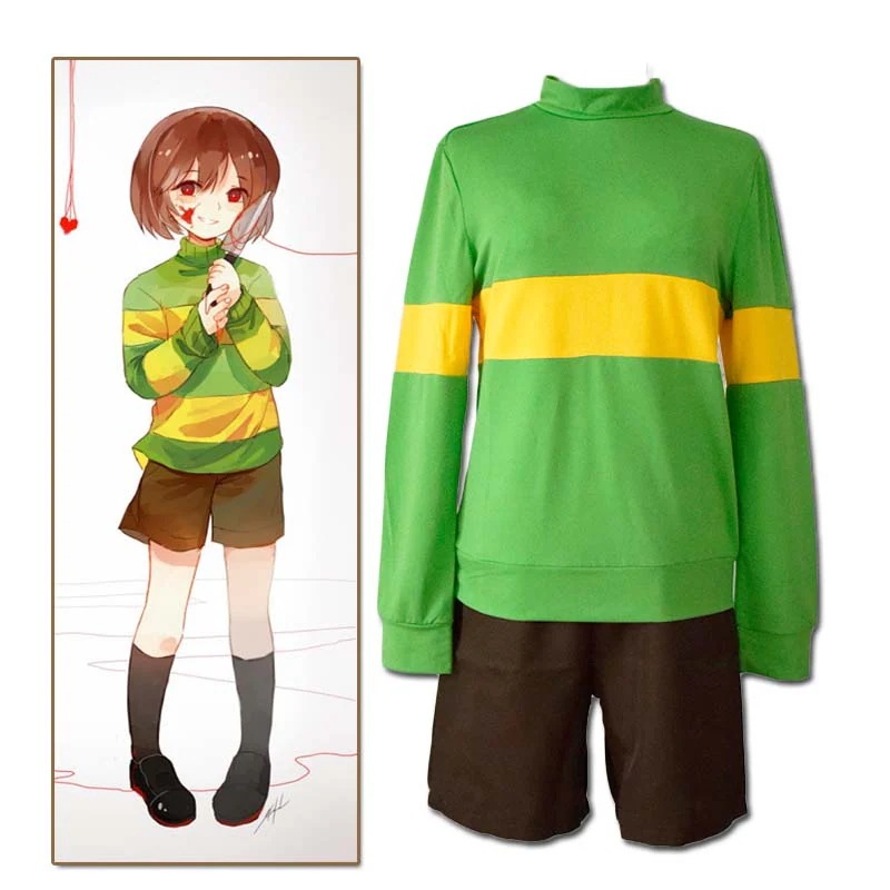 フリスク風 frisk コスプレ衣装 アニメ ゲーム コスチューム 変装 仮装