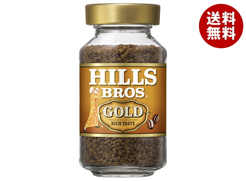 日本ヒルスコーヒー ヒルス ブレンドゴールド 90g瓶＊12個入＊(2ケース)
