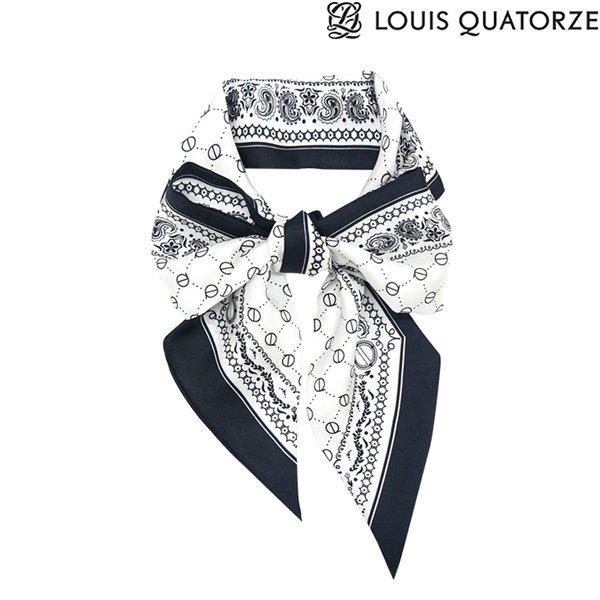 (2BSM449WH) シルク バンドゥスカーフ アテナ ホワイト