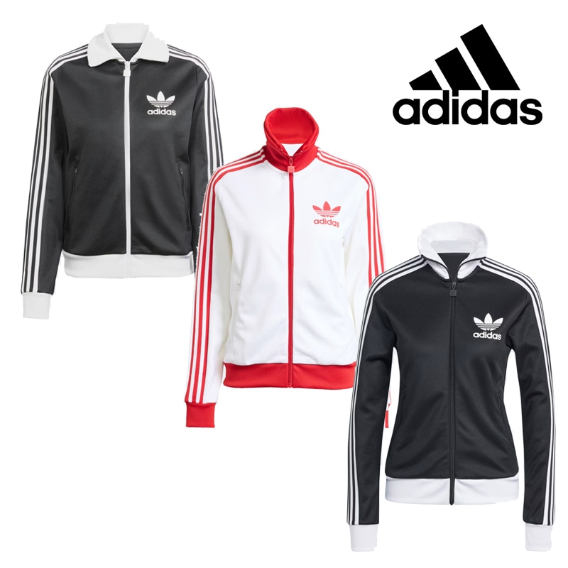 HZ3743 IW3174 JX7849 ヘリテージ·トラック·トップ スタンドカラー 3ストライプ トラックジャケット 軽量ジャージ フルジップ 通学やおでかけに便利 大容量ポケット 軽やか