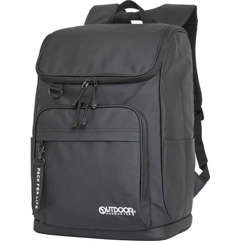OUTDOOR　ボックス型デイパック スクールリュック 35L 撥水加工 ホワイトブラック　OD-11176-WHBK