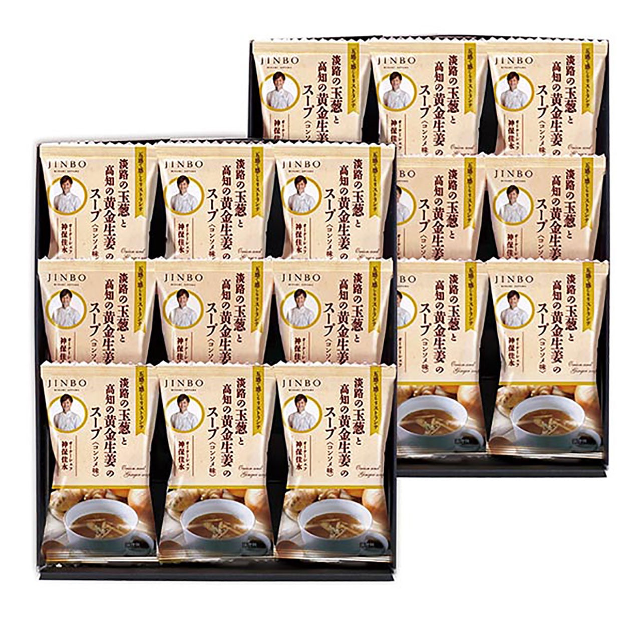 JINBO MINAMI AOYAMA 淡路の玉葱と高知の黄金生姜のスープ ARC-081 7941-695 のし無料 スープ ギフト 内祝い 贈り物 お中元 夏ギフト お歳暮 冬ギフト 4,860円