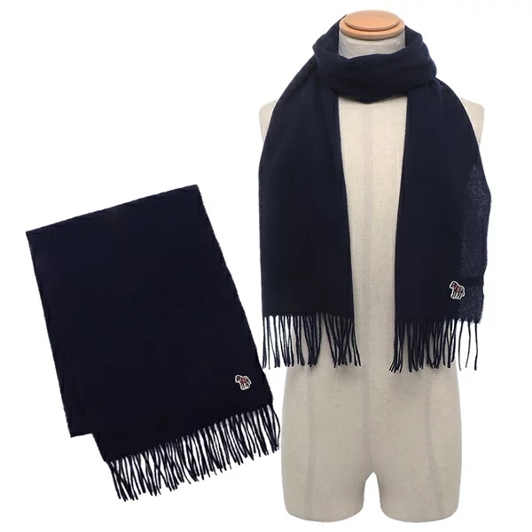 マフラー PSライン ネイビー メンズ レディース ユニセックス PAUL SMITH M2A150K JZEBRA 47