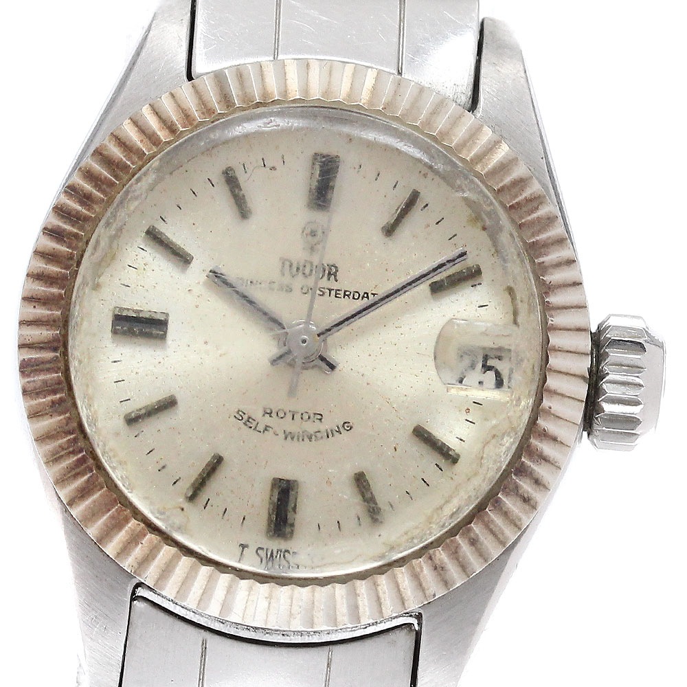 チュードル TUDOR 7592/4 プリンセス オイスターデイト WGベゼル 自動巻き レディース _936998【中古】