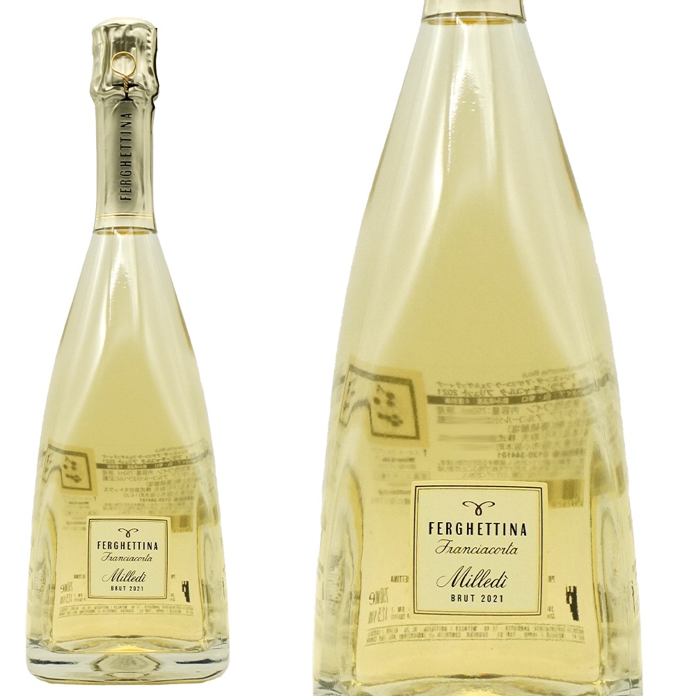 フランチャコルタ ミッレディ ブリュット ピラミッド ボトル ミレジマート[2021]年 シャルドネ 熟成期間驚異の36ヶ月 正規品 白 泡