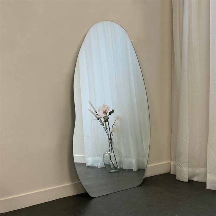 SOLVAN ウェーブミラーLサイズ　卓上鏡 3タイプ 韓国インテリア