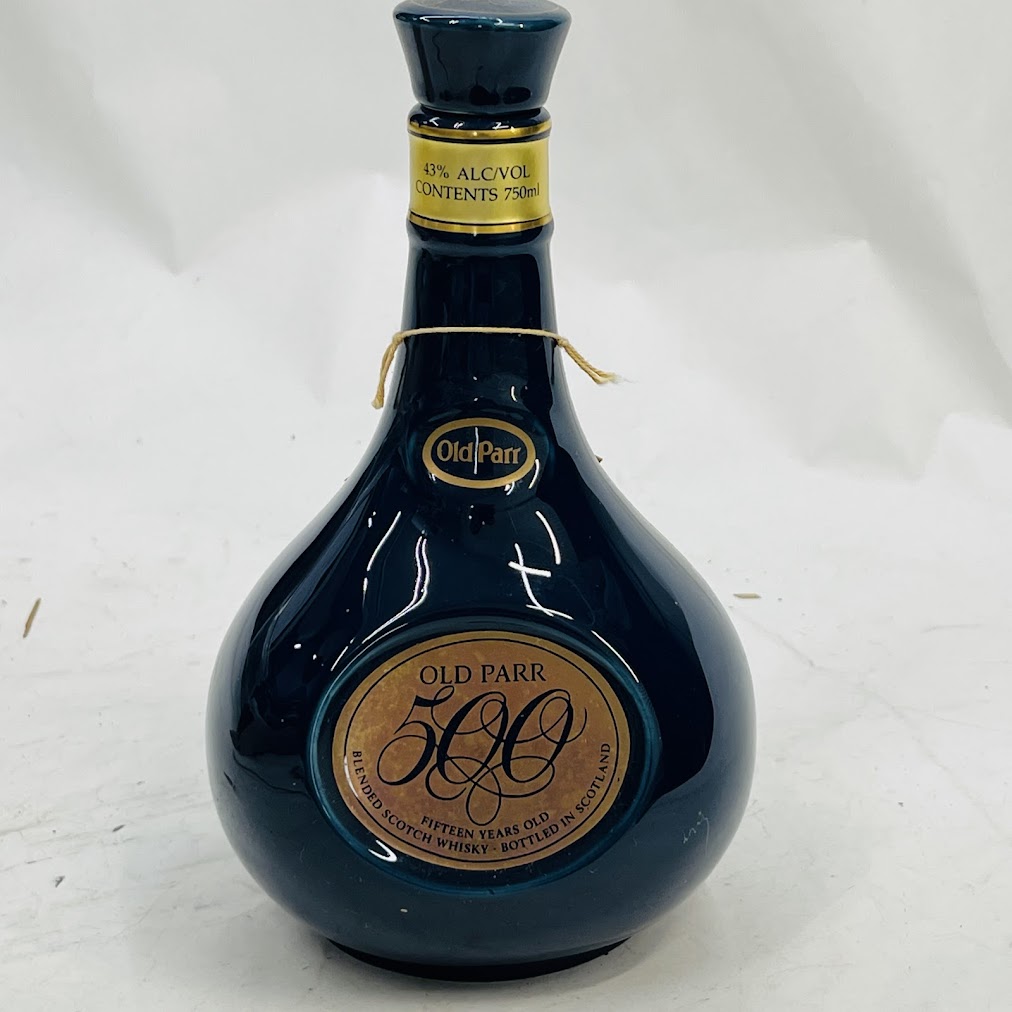 【未成年の飲酒は法律で禁じられています】オールドパー 15年　トーマス・パー 生誕 500周年記念ボトル 750ml 43度　陶器ボトル