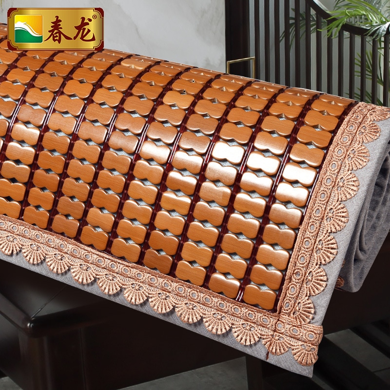 スプリングドラゴンマジョンシート夏のレース狭い折りたたみ折りたたみ折りたたみ1.8mダブルマットレスマジョンシート竹マット