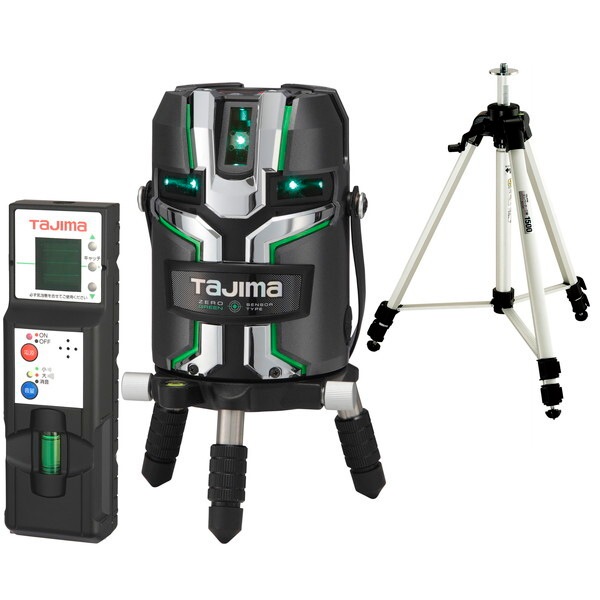 タジマ ZEROG2LS-KJCSET ZERO GREEN レーザー墨出し器 センサー 受光機三脚セット メーカー直送