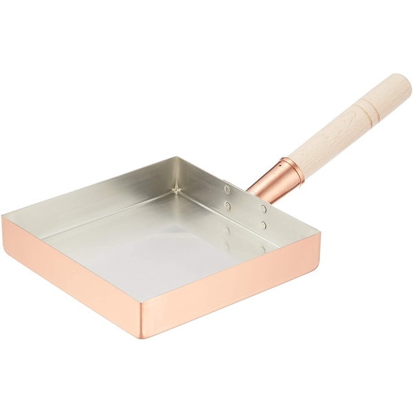 田辺金具 銅玉子焼関西型 18cm [IH非対応]