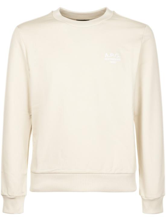 A.P.C. Men Sweatshirts COHGR M27913MASTIC BLANC Neutrals