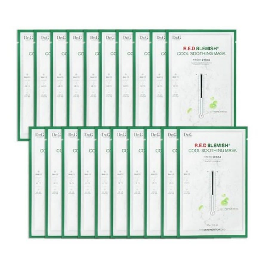 1+1 レッド ブレミッシュ クール スージング マスク 10P(計20P)