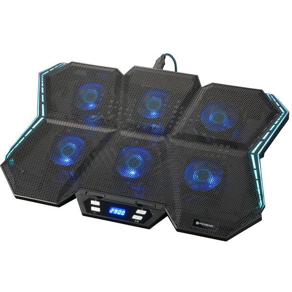 PC-SCRGB-K PCGEARノートパソコンクーラー 6ファン