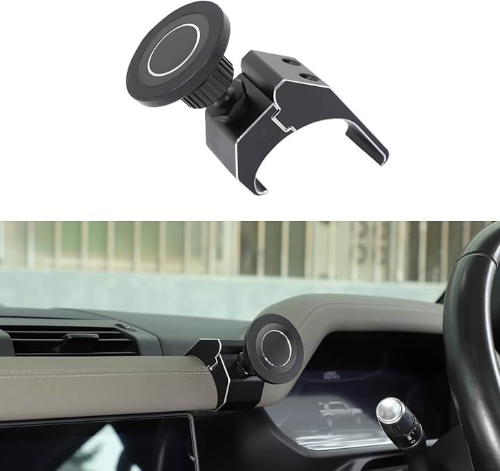 ランドローバー ディフェンダー 90 110 130 2020～2023年に専用 スマホホルダー 車 マグネットスマートフォン用 車載ホルダー 携帯電話ホルダー スタン 強力磁石