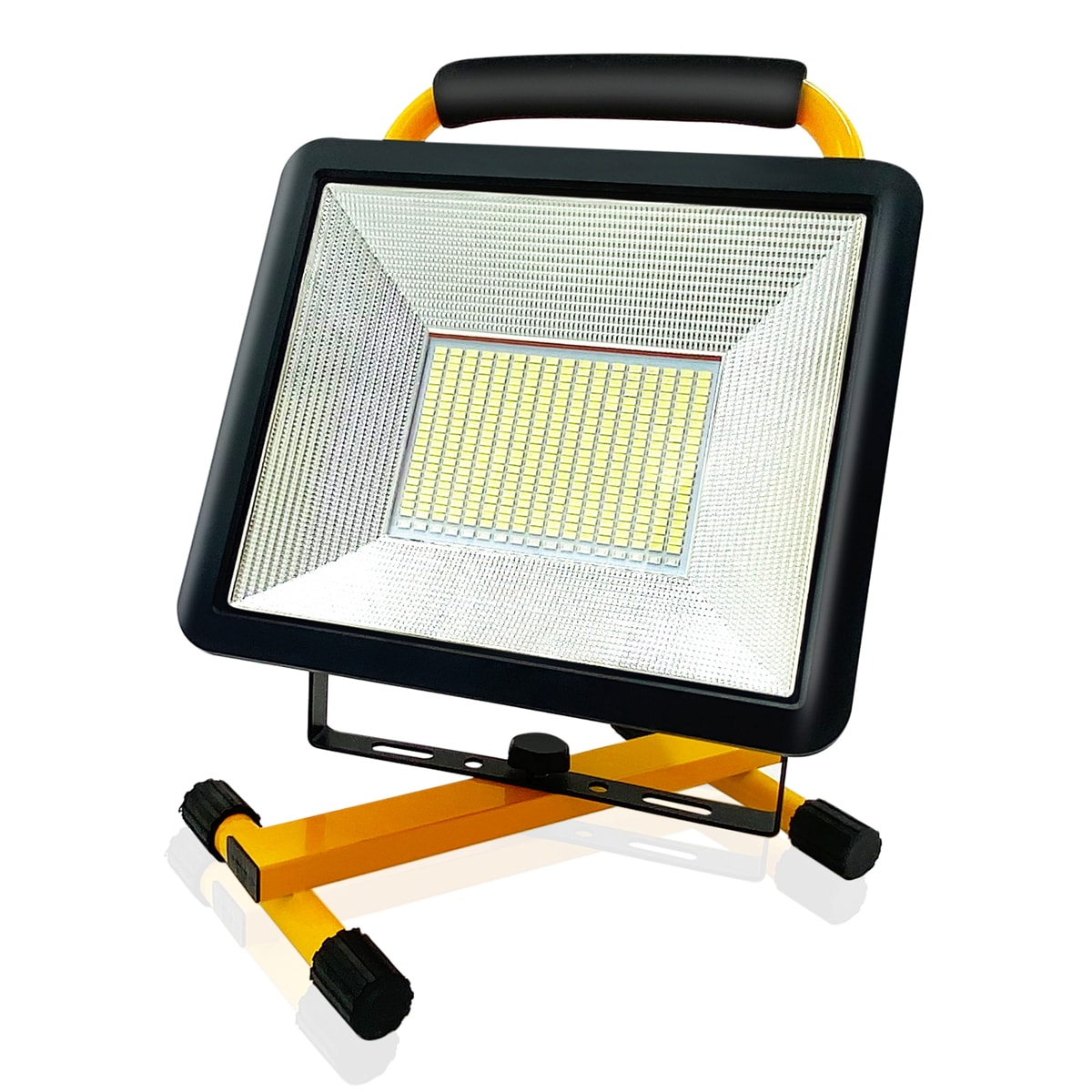 ソーラー 充電式 投光器 LEDポータブル 角度調整 広角度照明照射 4モード調光