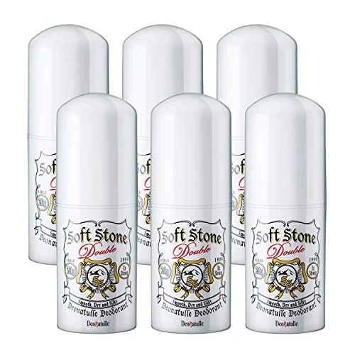 【医薬部外品】デオナチュレ ソフトストーンW ワキ用 直ヌリ 制汗剤 スティック×6個(20g×6)