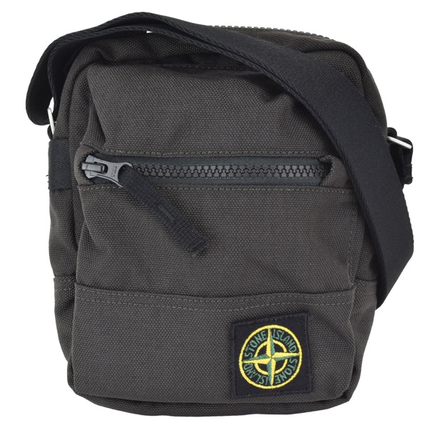 STONE ISLAND ストーンアイランド RESIN TREATED CORDURA 1500 コンパスロゴ パッチ ミニショルダーバッグ/K2S15 9200011 S0075 V0062