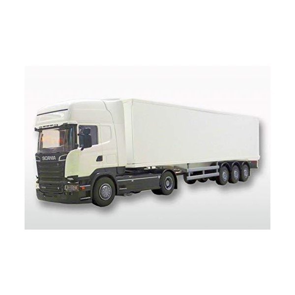 EMEK - EM85002 - SCANIA R09 box van 1:25 white with Lift 並行輸入品
