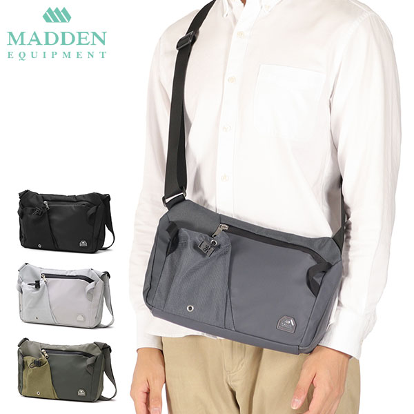 ショルダーバッグ メンズ レディース 小さめ コンパクト 斜めがけ ブランド かっこいい 軽量 軽い 大人 防水 撥水 ショルダー 横型 シンプル A5 3L ELBERT EQPK-02