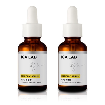 【公式】 2本セット IGA LAB エンリッチCセラム 30g 毛穴ケア ビタミンC美容液 ドクターズコスメ ニキビケア ニキビ跡 敏感肌 韓国インフルエンサーに人気 日本製 国産