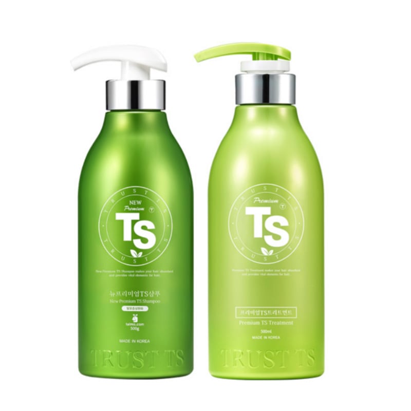 New プレミアム シャンプー 500ml + プレミアム トリートメント 500ml セット/ TS ラベンダーの香り シャンプー